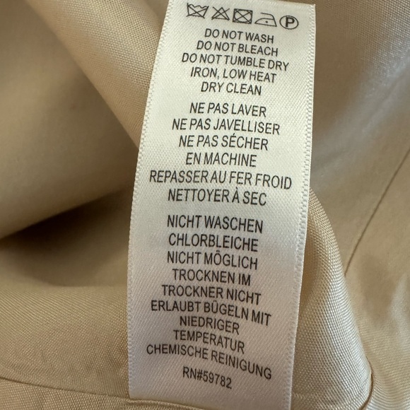 Backless Adrianna Papell, champagne, formal dress. Gorgeous. size 12 - Picture 14 of 16